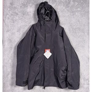 Tru-Spec ECWCS H2O Proof Black Parka Hooded Mens XL Nylon Jacket NEW 3 in 1